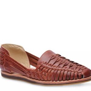 Nisolo Huarache Leather Sandals Loafers Mens Sz 13 Brown Woven Braided Shoes